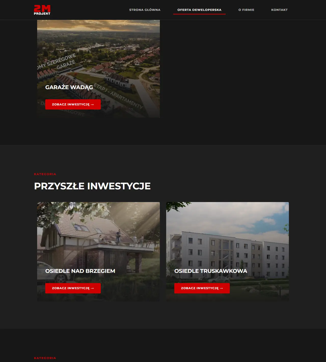 2MPROJEKT: następny widok strony