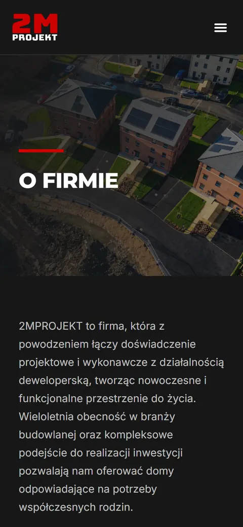 2MPROJEKT: kolejna podstrona na telefonie