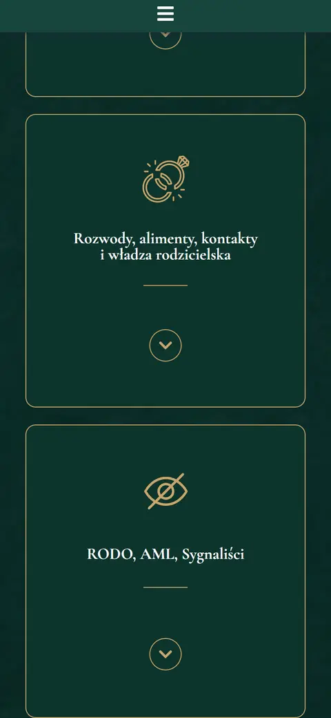 Kancelaria Jędrzej Sokół: kolejna podstrona na telefonie