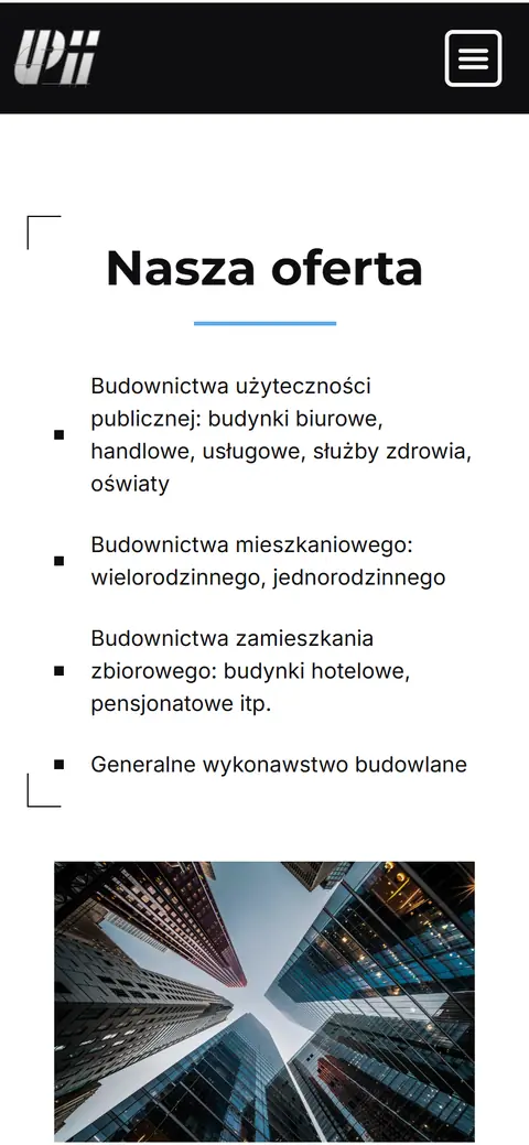 Projekty UPII: kolejna podstrona na telefonie